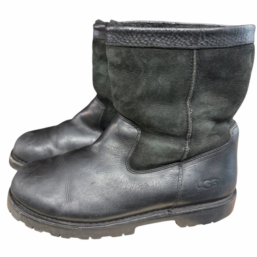 UGG Australia Leather & Suede‎ Mid-Calf Boots – Size 12 Men